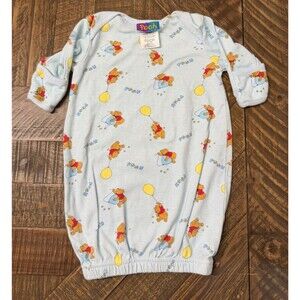 Vintage 90s Disney Winnie the Pooh Infant Unisex Sleep Sack Layette One Size